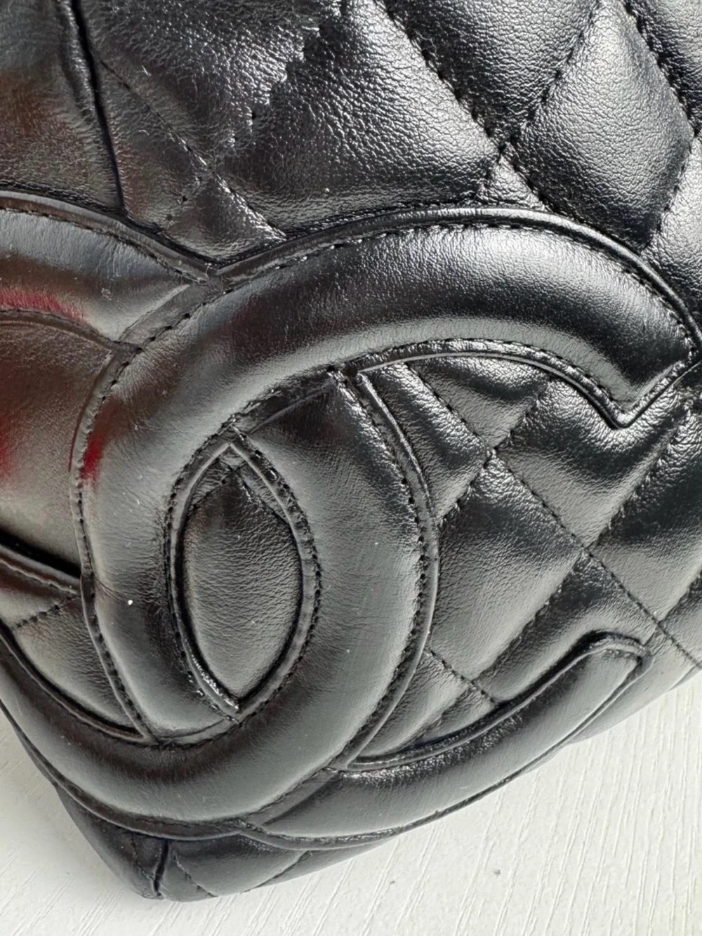 Chanel Cambon Bowler reporter Bag classic flap mini